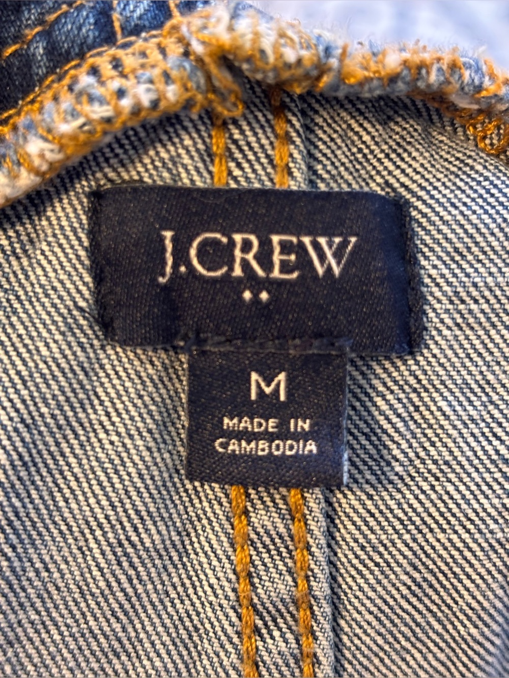 J. Crew Re-Imagined Bib Overalls Medium Wash Women’s Size Medium - Picture 6 of 15